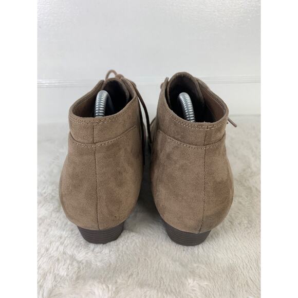 MIA Womens Amore Sarah Ankle Bootie Size 10M Brown Suede - Picture 3 of 10